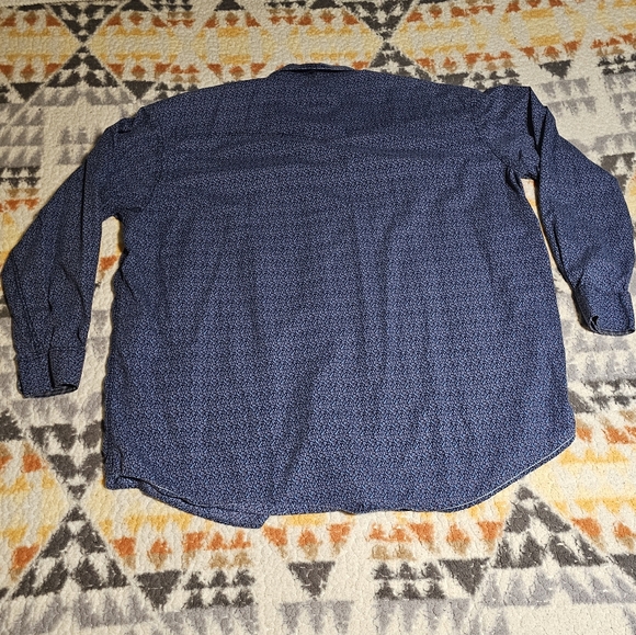 BOTH Panhandle Slim Rough Stock Button Up Long Sleeve Shirt Pearl Snap Size XXL - Picture 11 of 12